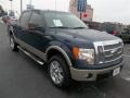 2010 Dark Blue Pearl Metallic Ford F150 Lariat SuperCrew 4x4  photo #1