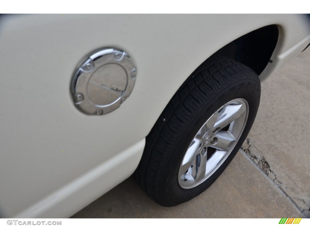 2008 Ram 1500 Big Horn Edition Quad Cab - Cool Vanilla White / Khaki photo #18