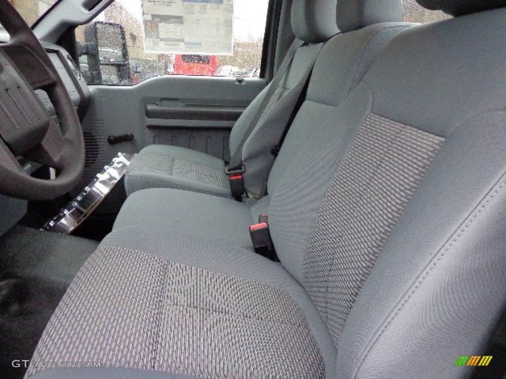 Steel Interior 2013 Ford F250 Super Duty XL Regular Cab 4x4 Photo #74564667