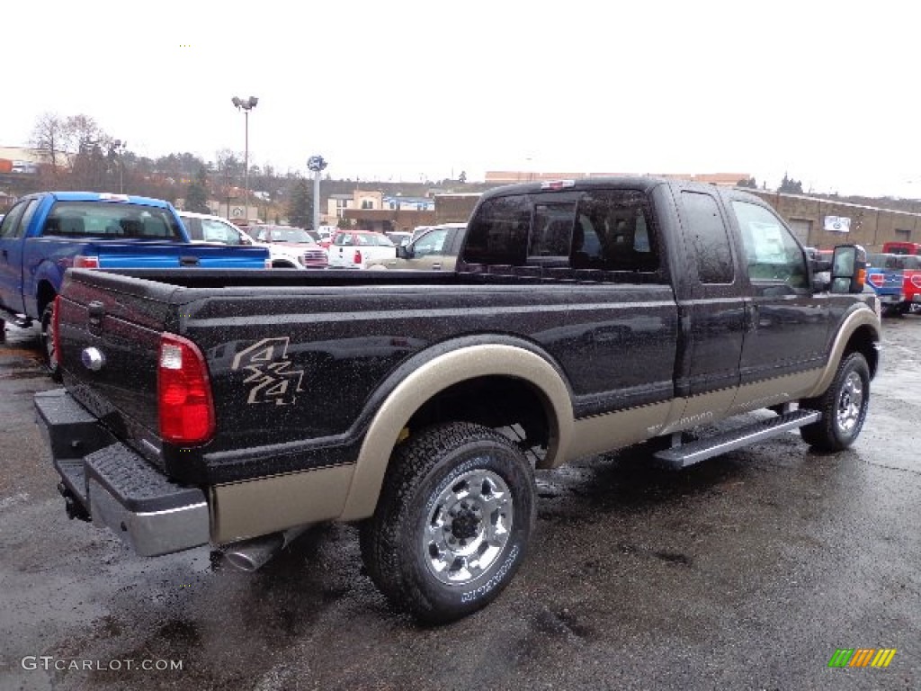 Tuxedo Black Metallic 2013 Ford F250 Super Duty Lariat SuperCab 4x4 Exterior Photo #74565195