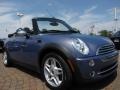 2007 Cool Blue Metallic Mini Cooper Convertible  photo #7