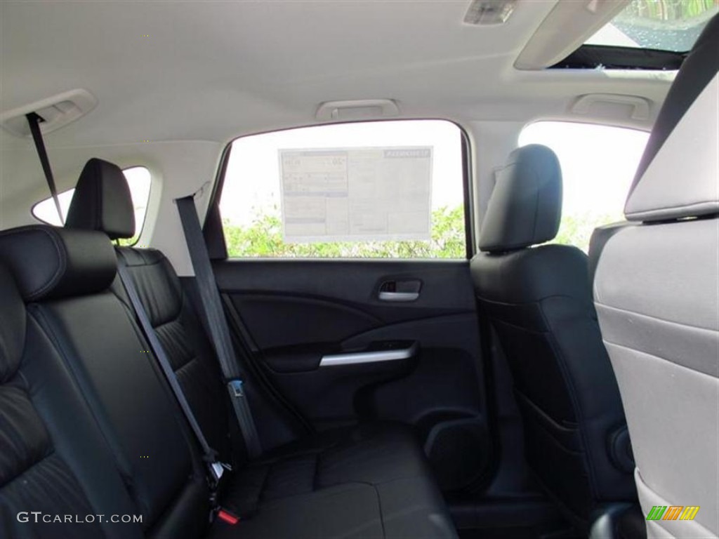 2013 CR-V EX-L - Crystal Black Pearl / Black photo #8
