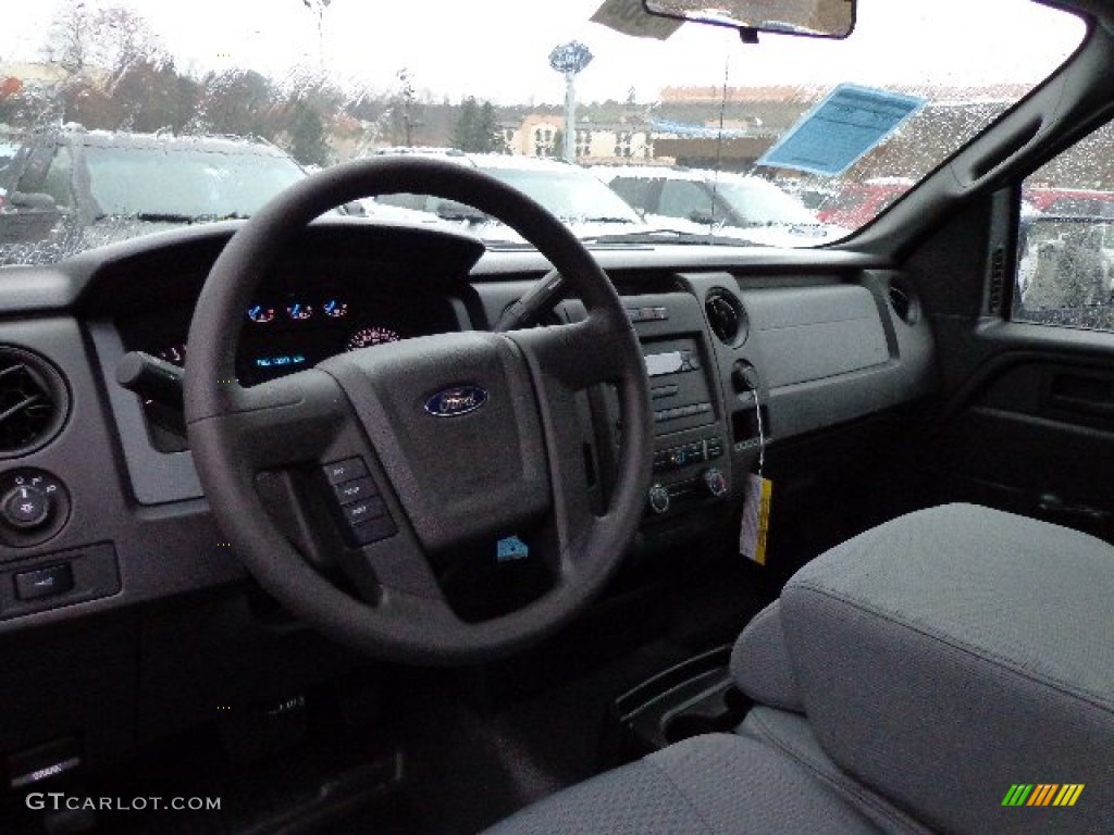 2013 Ford F150 XL Regular Cab 4x4 Steel Gray Dashboard Photo #74565369