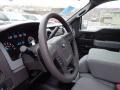 Steel Gray 2013 Ford F150 XL Regular Cab 4x4 Steering Wheel