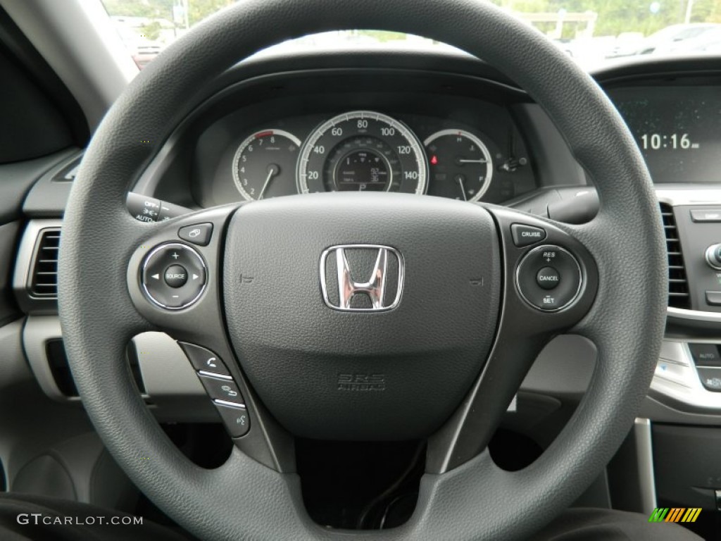 2013 Accord LX Sedan - Alabaster Silver Metallic / Gray photo #21