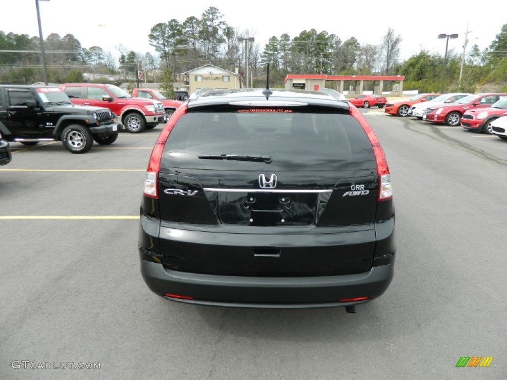 2013 CR-V EX-L AWD - Crystal Black Pearl / Black photo #4