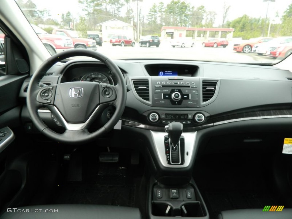 2013 CR-V EX-L AWD - Crystal Black Pearl / Black photo #14