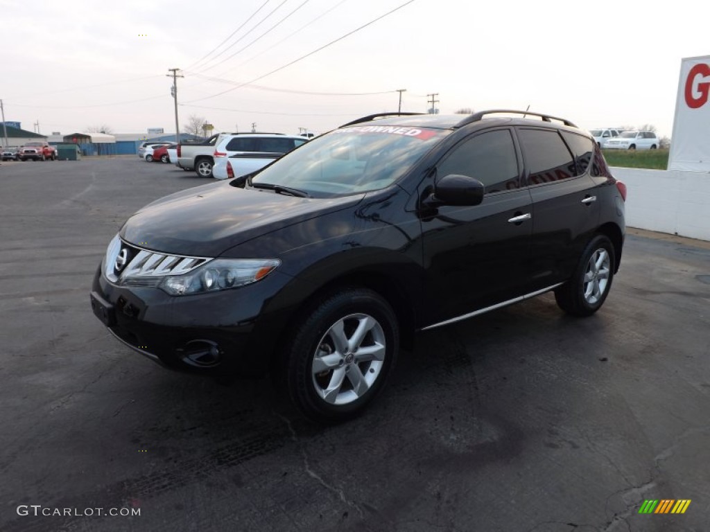 2010 Murano SL - Super Black / Beige photo #3