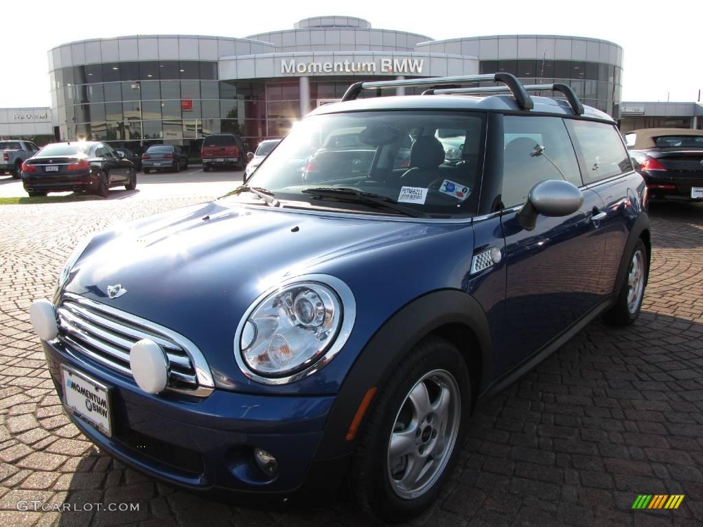 2008 Cooper Clubman - Lightning Blue Metallic / Punch Carbon Black photo #1