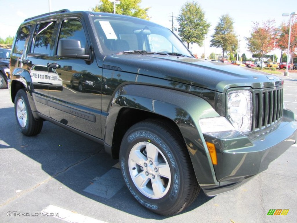 Natural Green Pearl 2012 Jeep Liberty Sport Exterior Photo #74567199