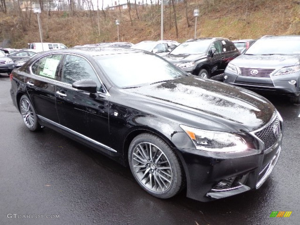 Obsidian Black 2013 Lexus LS 460 F Sport AWD Exterior Photo #74567221