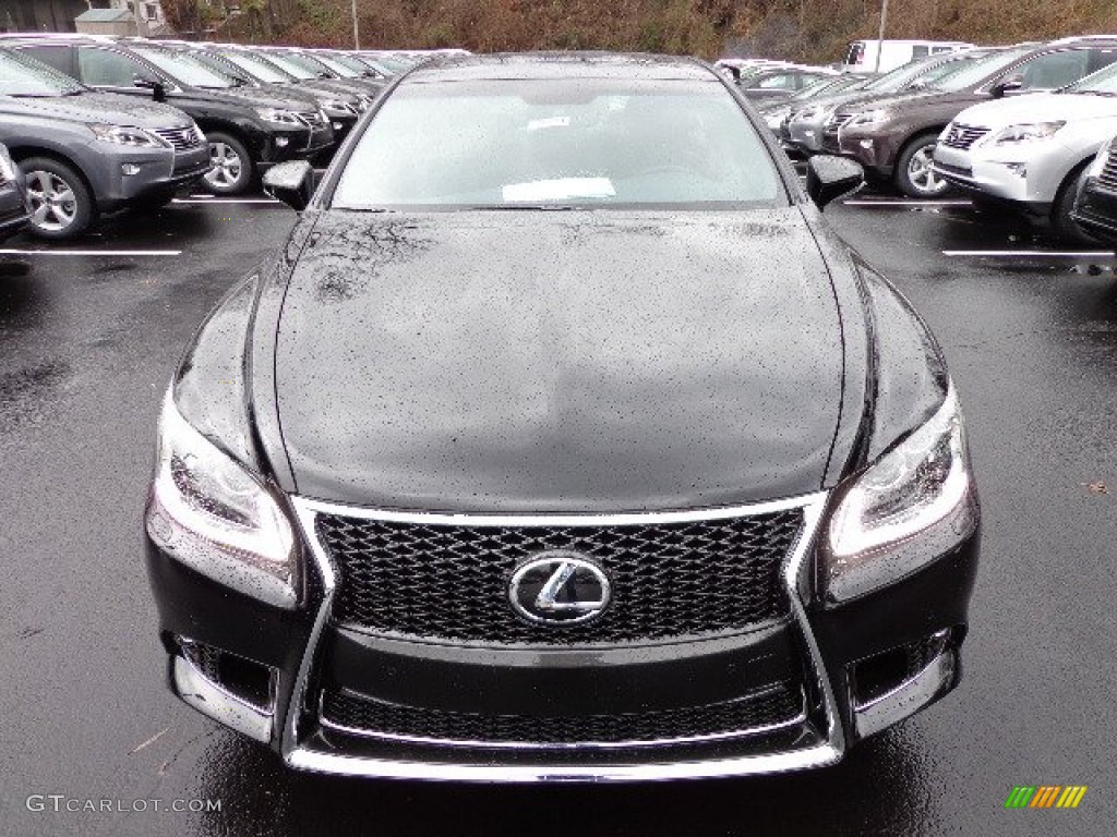 Obsidian Black 2013 Lexus LS 460 F Sport AWD Exterior Photo #74567236