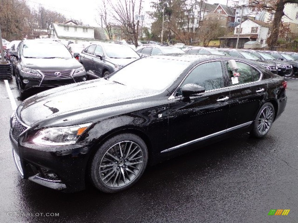 Obsidian Black 2013 Lexus LS 460 F Sport AWD Exterior Photo #74567249