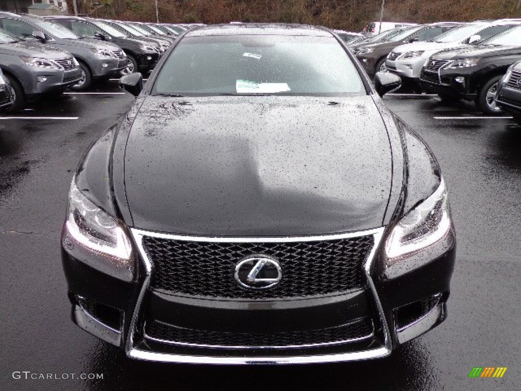 Obsidian Black 2013 Lexus LS 460 F Sport AWD Exterior Photo #74567486