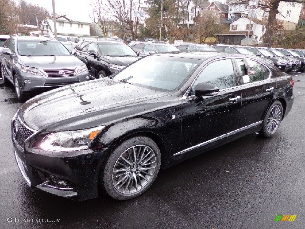 Obsidian Black 2013 Lexus LS 460 F Sport AWD Exterior Photo #74567498