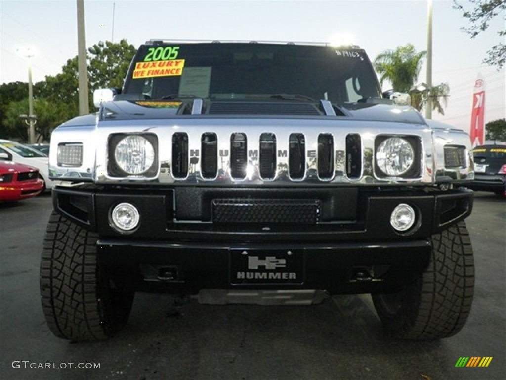 2005 H2 SUT - Stealth Gray Metallic / Ebony Black photo #4