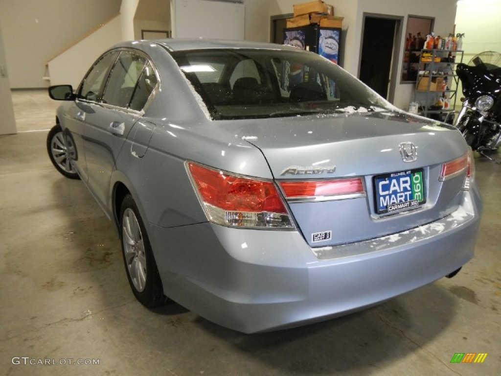 2011 Accord EX Sedan - Celestial Blue Metallic / Black photo #5
