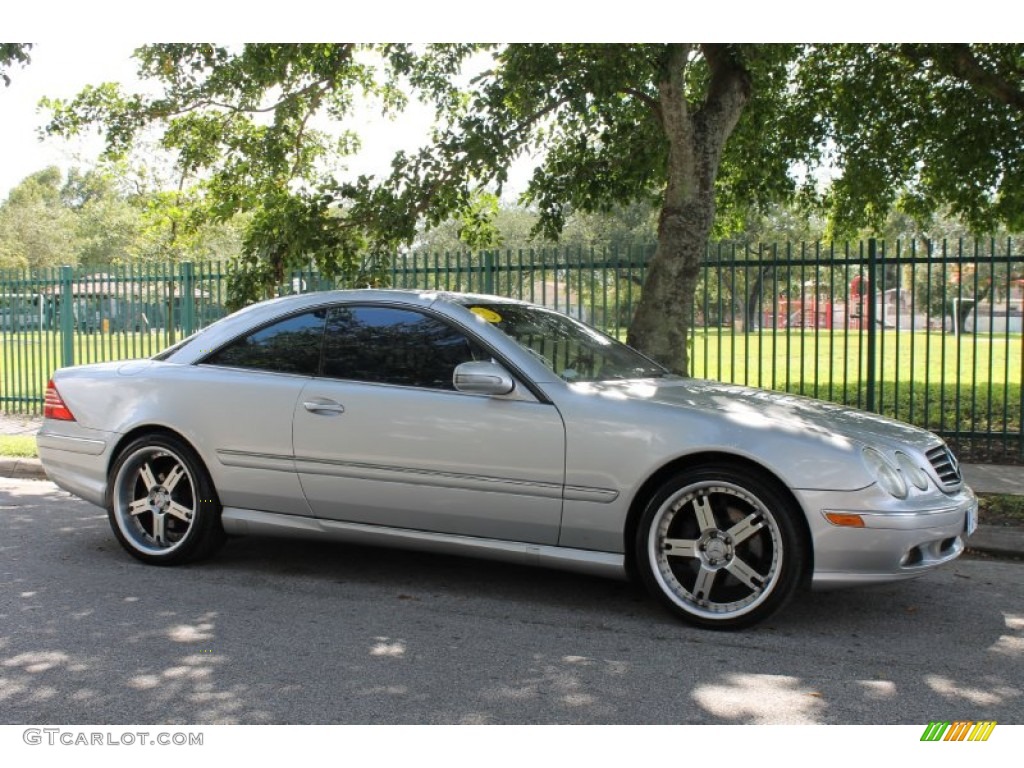 2001 CL 500 - Brilliant Silver Metallic / Charcoal photo #11