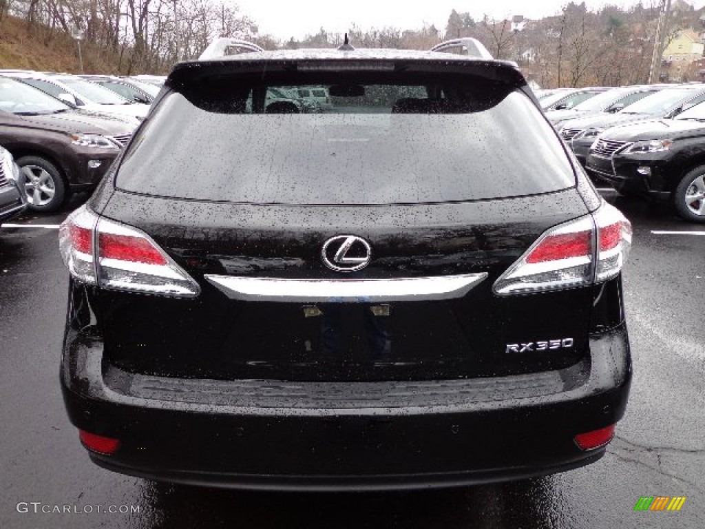 2013 RX 350 AWD - Stargazer Black / Black/Ebony Birds Eye Maple photo #3