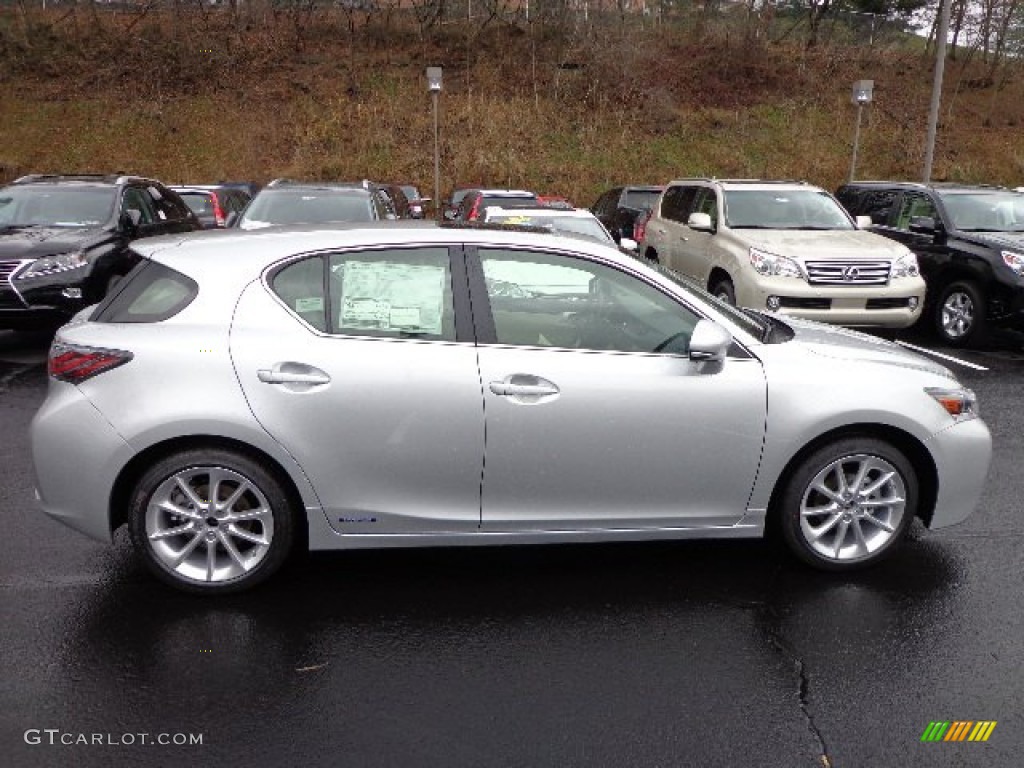 Silver Lining 2013 Lexus CT 200h Hybrid Premium Exterior Photo #74569391