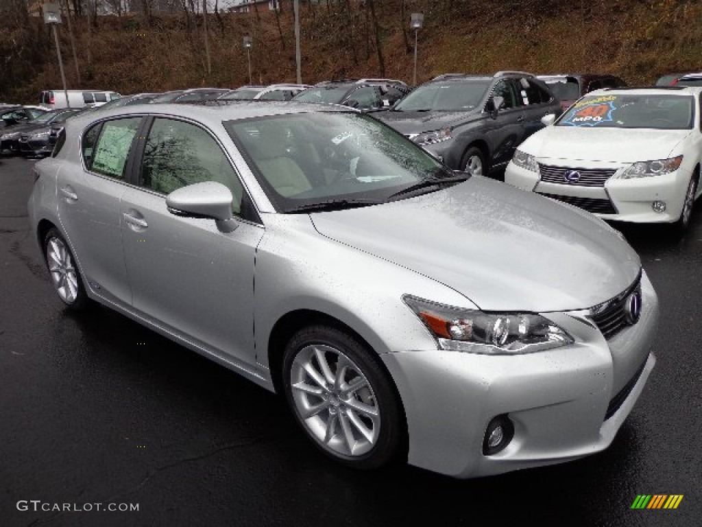 Silver Lining 2013 Lexus CT 200h Hybrid Premium Exterior Photo #74569404