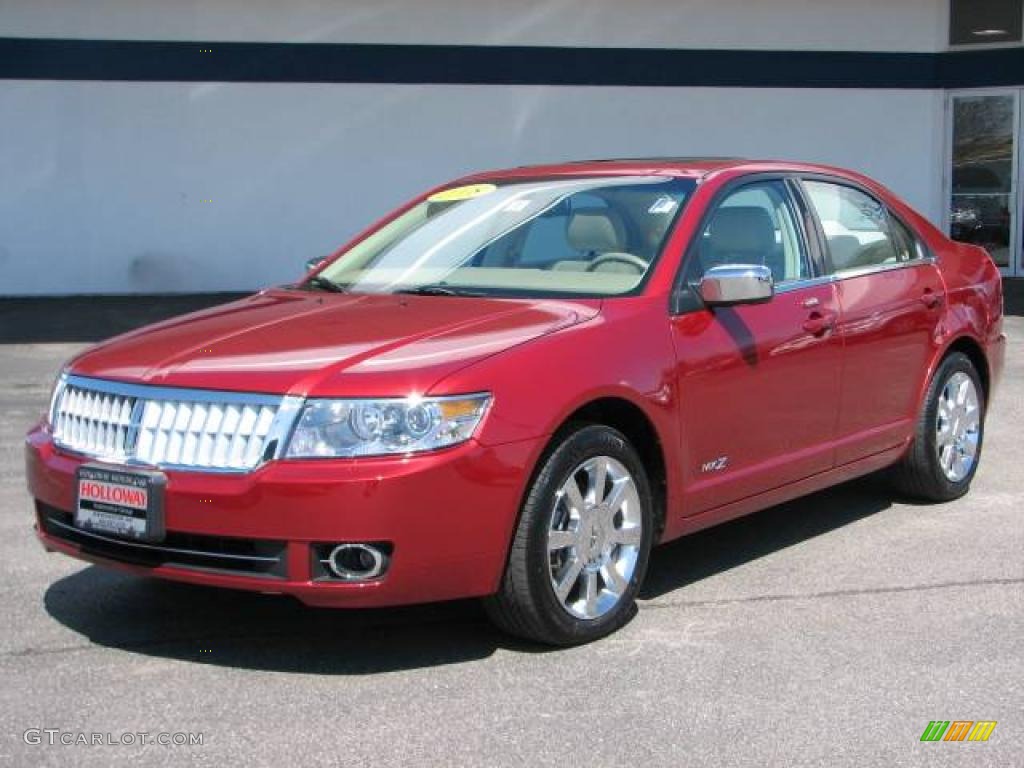 Vivid Red Metallic Lincoln MKZ