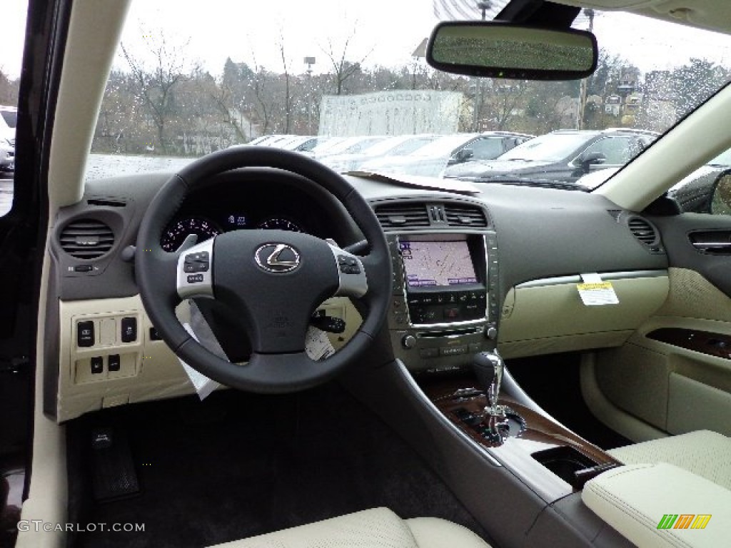 2013 Lexus IS 250 AWD Ecru Dashboard Photo #74571311
