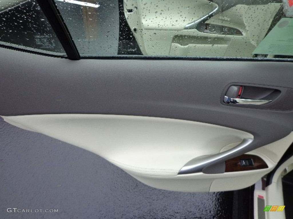 2013 Lexus IS 250 AWD Ecru Door Panel Photo #74571317