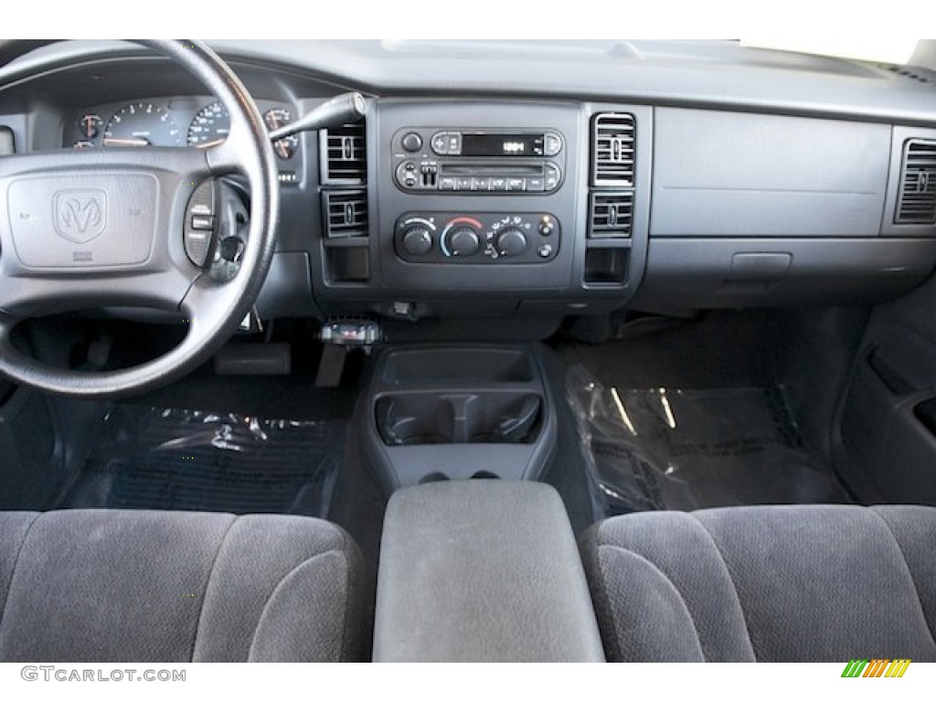2001 Dodge Dakota SLT Quad Cab Dark Slate Gray Dashboard Photo #74573886