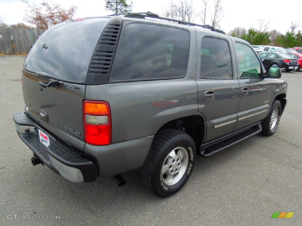 2002 Tahoe LT - Medium Charcoal Gray Metallic / Tan/Neutral photo #4