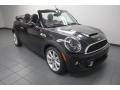 Iced Chocolate Metallic 2013 Mini Cooper S Convertible Highgate Package Exterior