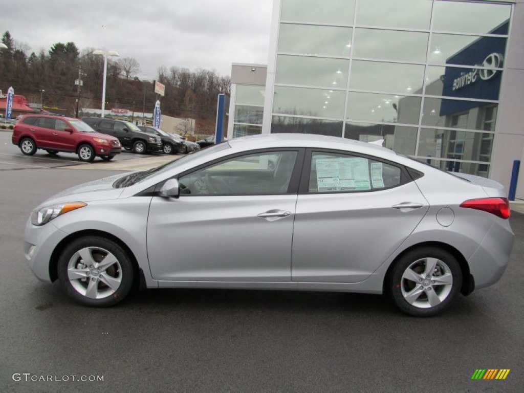 2013 Elantra GLS - Silver / Gray photo #2