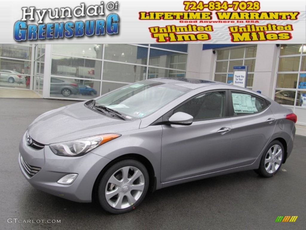 2013 Elantra Limited - Titanium Gray Metallic / Gray photo #1