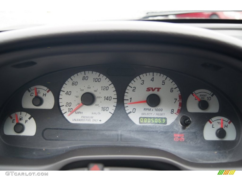 2003 Ford Mustang Cobra Convertible Gauges Photo #74576017