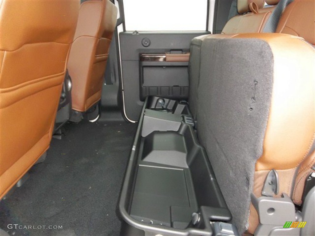 Platinum Pecan Leather Interior 2013 Ford F250 Super Duty Platinum Crew Cab 4x4 Photo #74576355