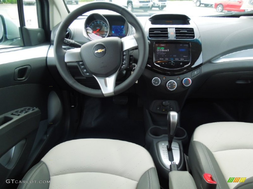 2013 Chevrolet Spark LT Light Titanium/Silver Dashboard Photo #74576561