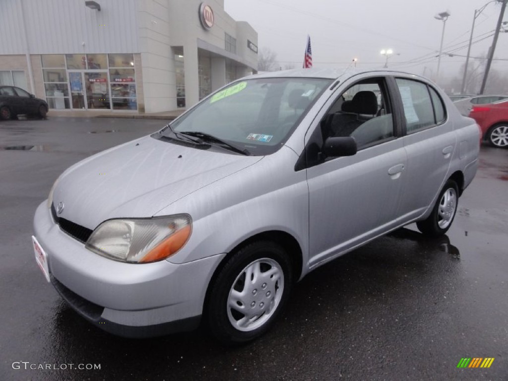 Alpine Silver Metallic 2001 Toyota ECHO Sedan Exterior Photo #74576597