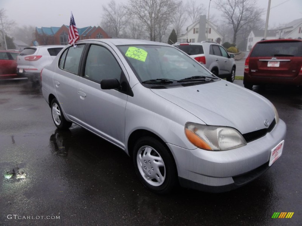 Alpine Silver Metallic 2001 Toyota ECHO Sedan Exterior Photo #74576641