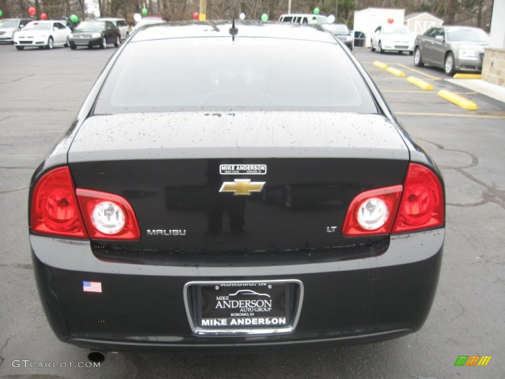 2008 Malibu LT Sedan - Black Granite Metallic / Titanium Gray photo #24