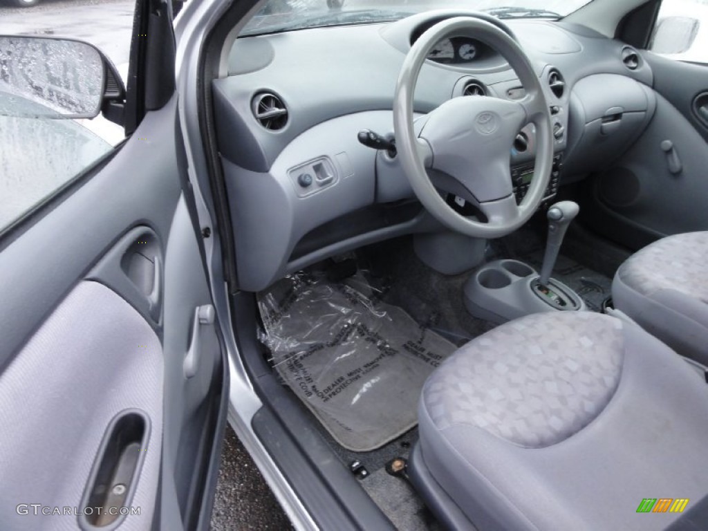 Warm Gray Interior 2001 Toyota ECHO Sedan Photo #74576816