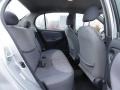 2001 Toyota ECHO Warm Gray Interior Rear Seat Photo