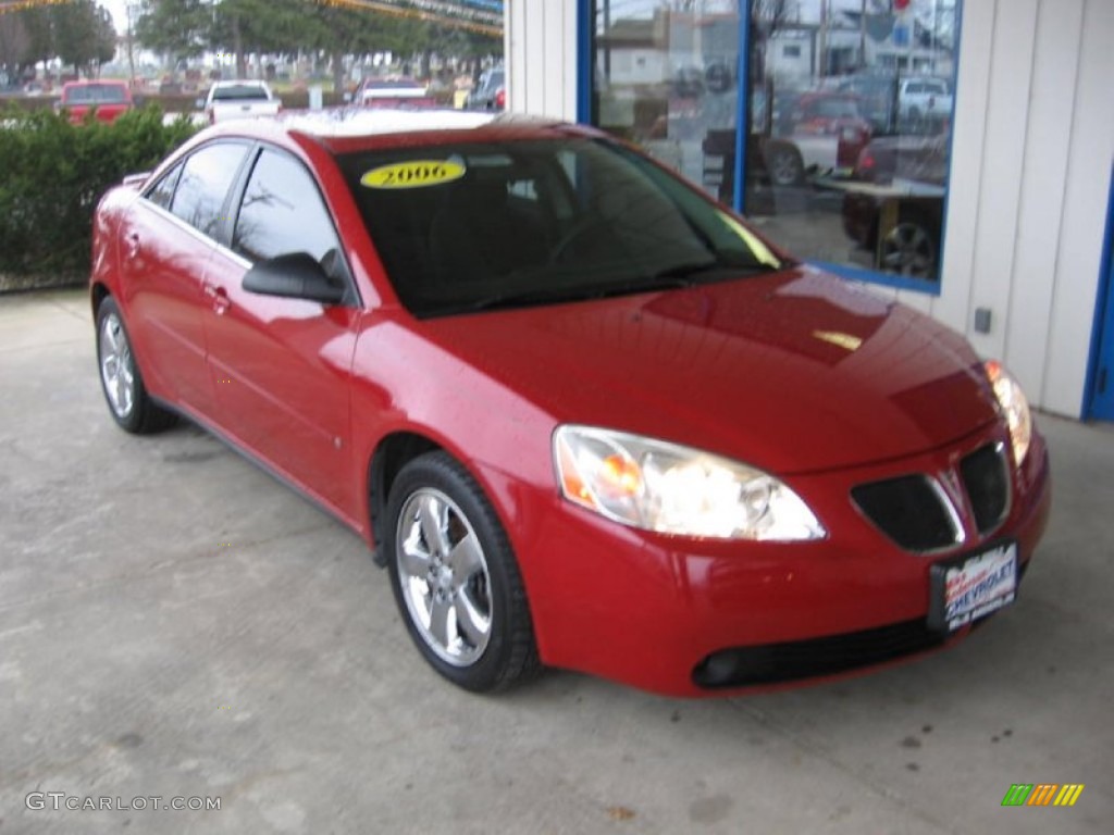 2006 G6 GT Sedan - Crimson Red / Ebony photo #1