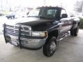 1999 Black Dodge Ram 3500 ST Extended Cab 4x4 Dually  photo #7