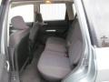 2008 Mitsubishi Endeavor Black Interior Rear Seat Photo