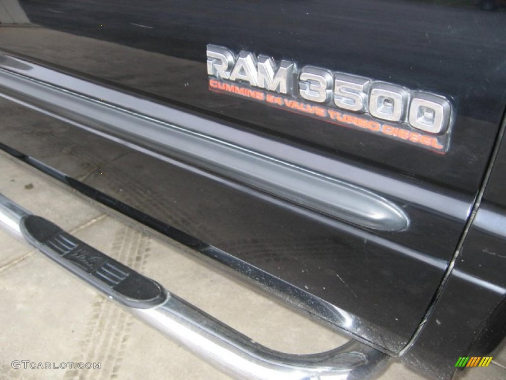 1999 Ram 3500 ST Extended Cab 4x4 Dually - Black / Mist Gray photo #20