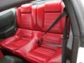 Red/Dark Charcoal Rear Seat Photo for 2006 Ford Mustang #74579225