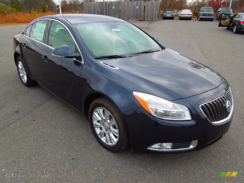 Graphite Blue Metallic 2013 Buick Regal Standard Regal Model Exterior Photo #74580219