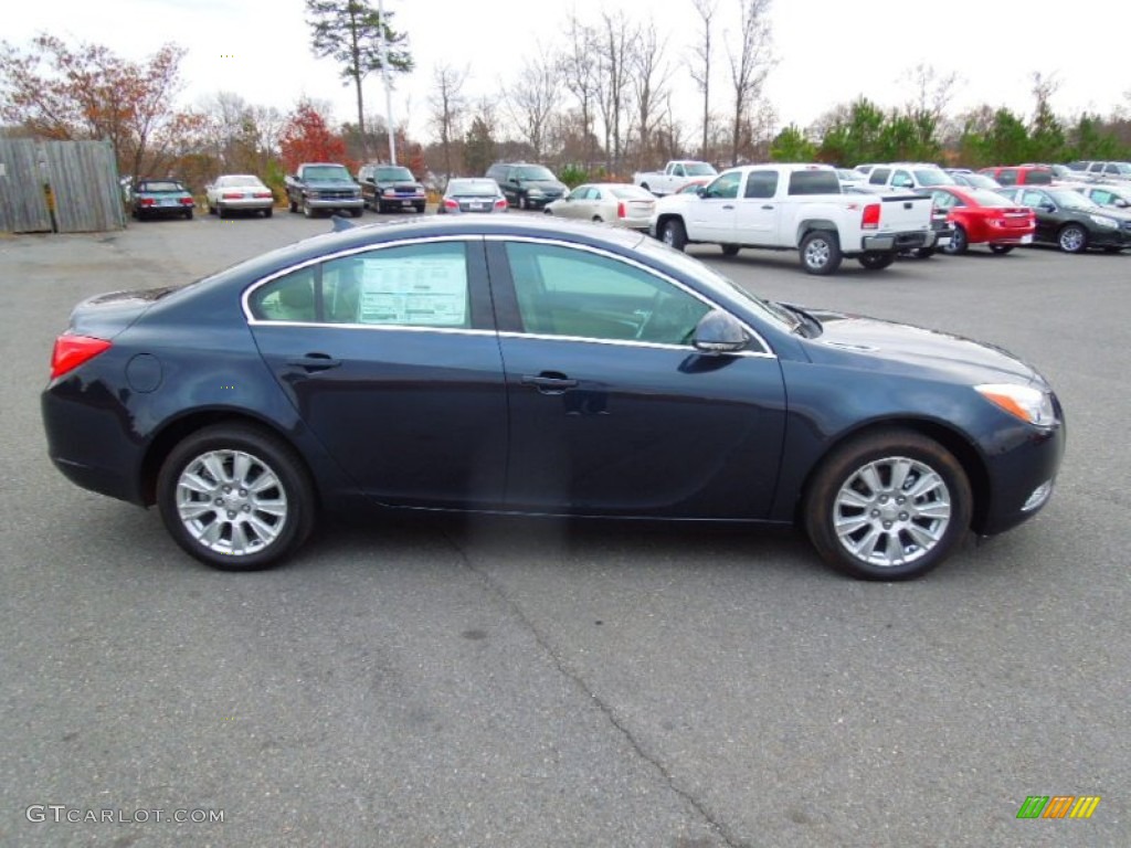 Graphite Blue Metallic 2013 Buick Regal Standard Regal Model Exterior Photo #74580245