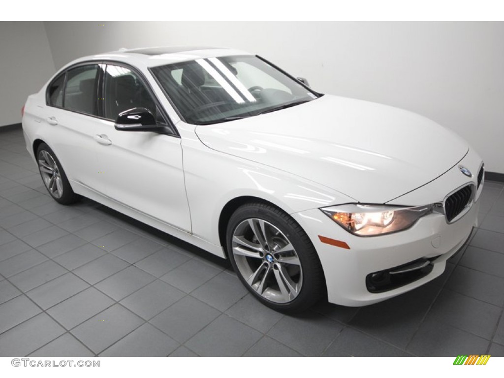 2013 3 Series 328i Sedan - Alpine White / Black photo #6