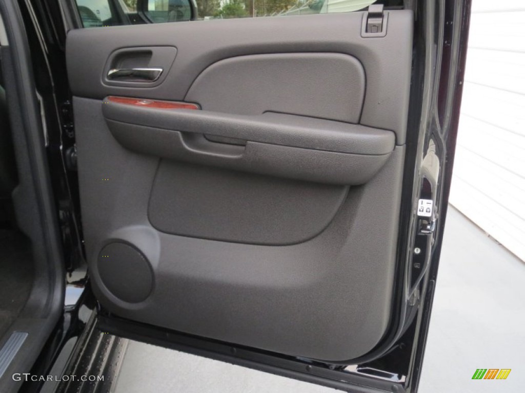 2013 Chevrolet Avalanche LTZ Black Diamond Edition Ebony Door Panel Photo #74582918